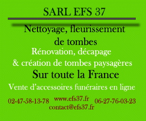 Nettoyage, fleurissement de tombes. Rénovation et création de tombes paysagères. Sur toute la France.